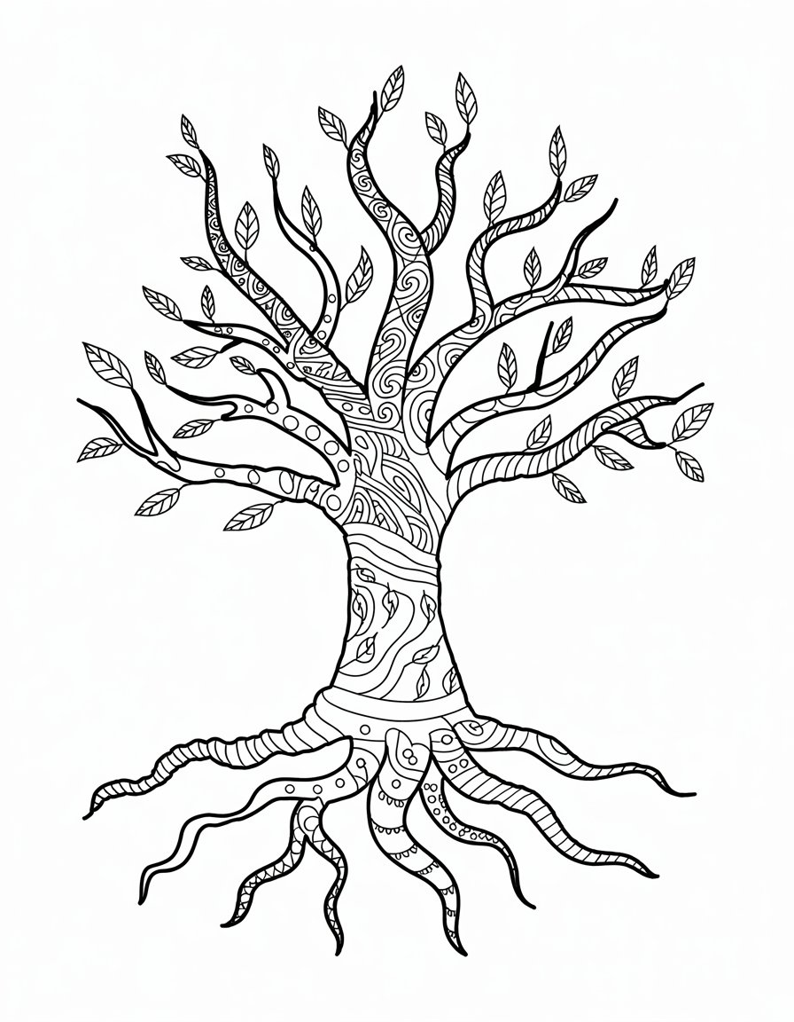 Tree of Life Zentangle